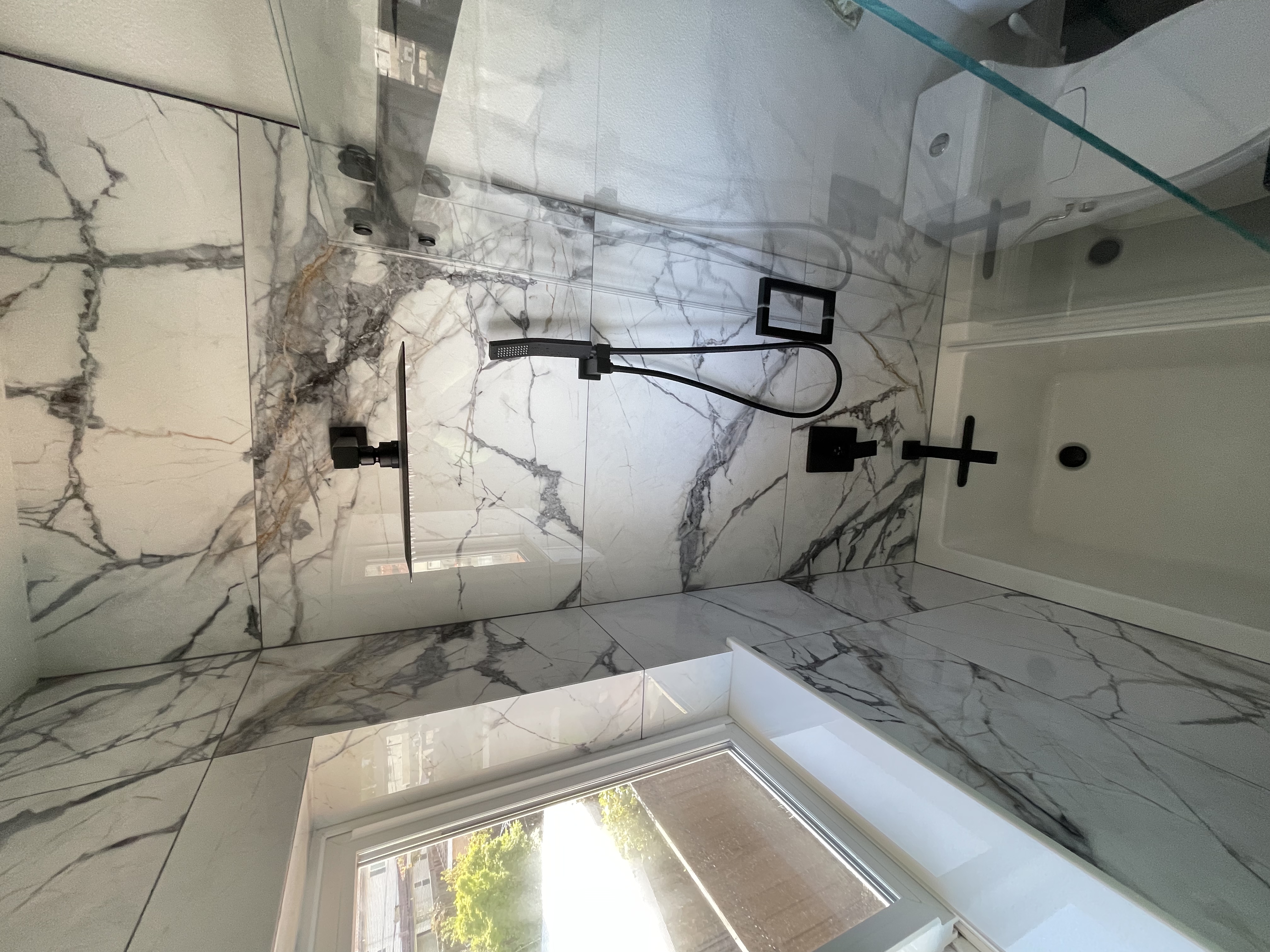Luxury Bathroom Renovation - Custom Tile Work