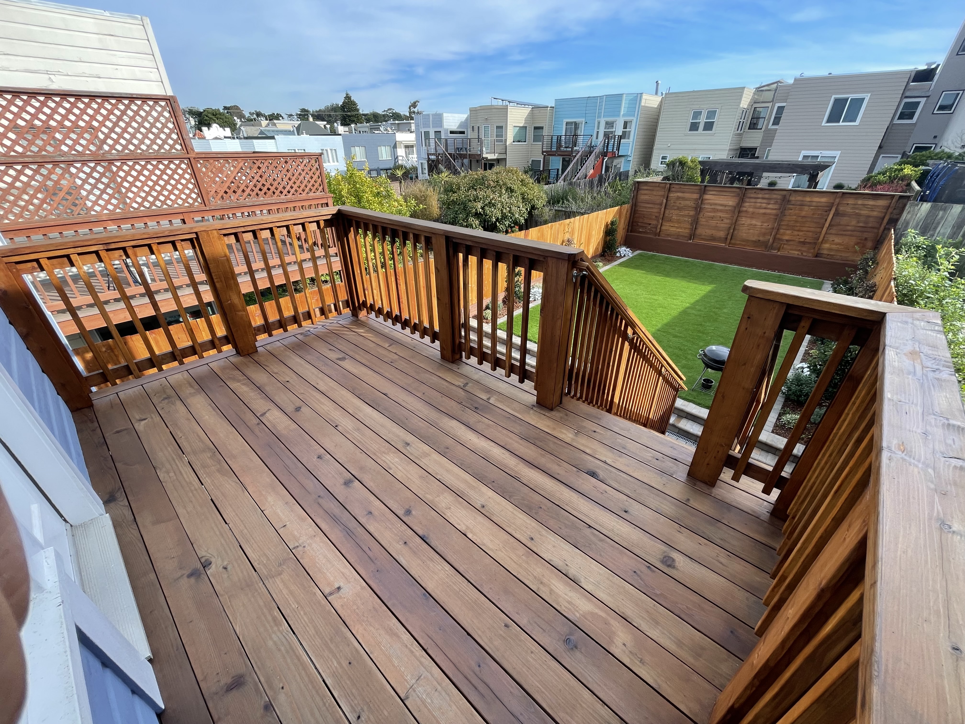 Complete backyard landscaping transformation